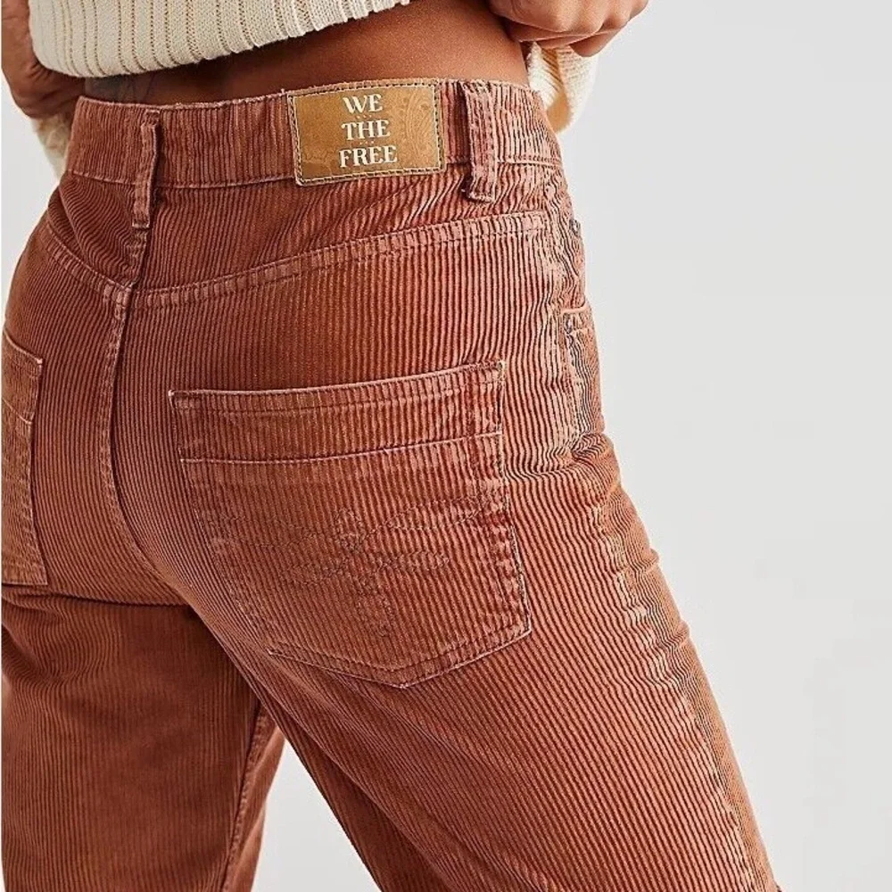 Free People Pax Slim Cord Boyfriend Jeans